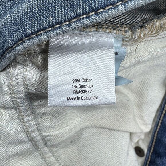 Ana Jeans Womens 29/8 Boyfriend Distressed Low Mid Denim Blue Measures 31 x 29.5 - Picture 7 of 12